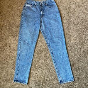 Z Cavaricci Jeans Womens 32 Blue Slim Fit Mom Jeans High Rise Waist Vintage 90s